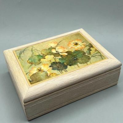 Handmade Graphic Art Tiles Ceramic Tile Laminate Music Jewelry Box
