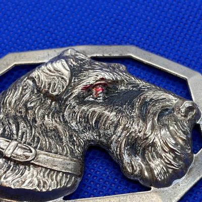 VINTAGE SCOTTIE DOG FACE PIN