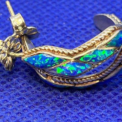 EXCELLENT SIGNED â€œSW STERLINGâ€ EARRINGS