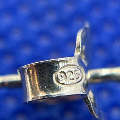 EXCELLENT SIGNED â€œSW STERLINGâ€ EARRINGS