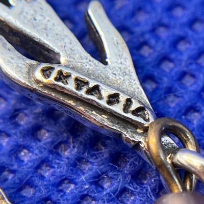 ART NOUVEAU STYLE SILVER EARRINGS â€œEXTAPIAâ€