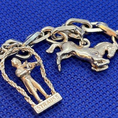 SILVER CHARM BRACELET VIENNA, EUROPE THEME