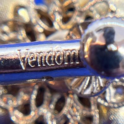 CLASSY â€œVENDOMEâ€ VINTAGE CLIP-ON EARRINGS