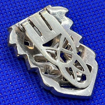 VINTAGE RHINESTONE DRESS OR SHOE CLIP 