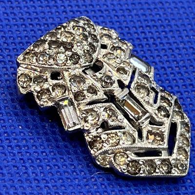 VINTAGE RHINESTONE DRESS OR SHOE CLIP 