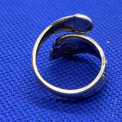 SPOON HANDLE RING SILVER PLATED 