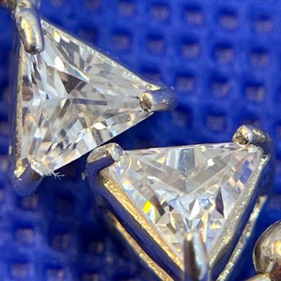â€œ.925â€ STERLING BRILLIANT SHINE EARRINGS CZ?