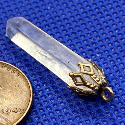 NATURAL CRYSTAL CHARM PENDANT