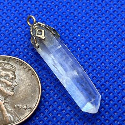 NATURAL CRYSTAL CHARM PENDANT
