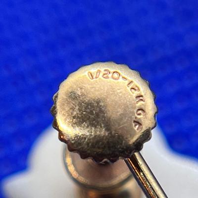 VINTAGE BILLIKEN IVORY 1/20 12K G.F. EARRINGS