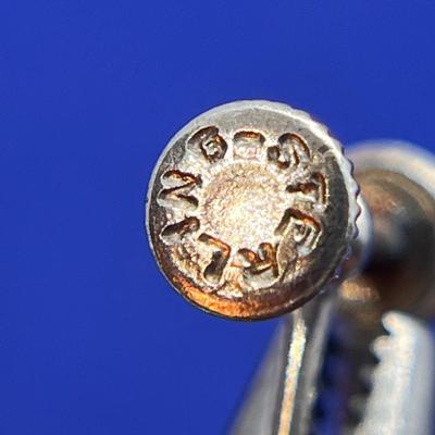 STERLING SILVER CORAL BITS EARRINGS