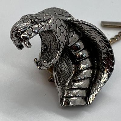 COBRA STRIKE! LAPEL PIN FANGS OUT