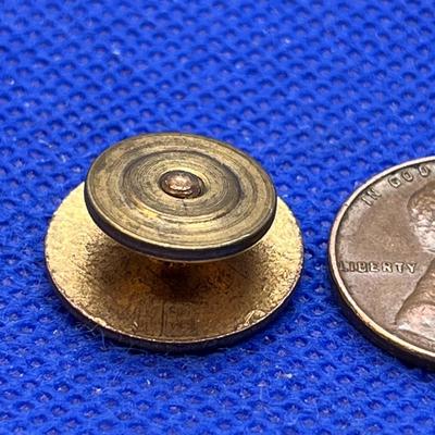 VINTAGE FIERCE WOLF ENAMELED SCREW BACK PIN