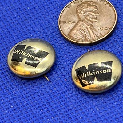 CAMPAIGN PIN BACK BUTTONS â€œWILKINSONâ€ 