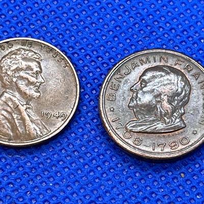 BENJAMIN FRANKLIN MEMORIAL COIN