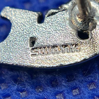 COMEDY TRAGEDY LAPEL PIN BY SWANK