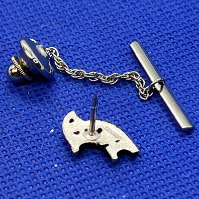 COMEDY TRAGEDY LAPEL PIN BY SWANK