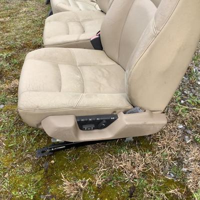 319 Set of Electric Mechanical Driver & Passenger Seats w/Matching Back Seats