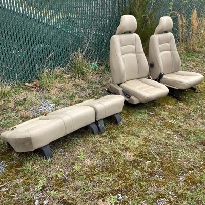 319 Set of Electric Mechanical Driver & Passenger Seats w/Matching Back Seats