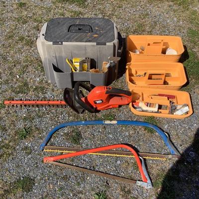 320 Lasko Power Tool Box Combined Stool/Bench & Tools