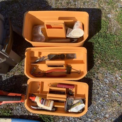 320 Lasko Power Tool Box Combined Stool/Bench & Tools