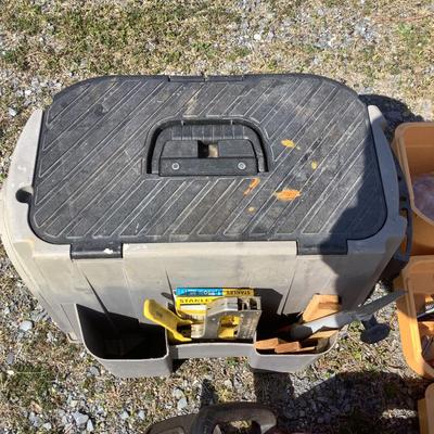 320 Lasko Power Tool Box Combined Stool/Bench & Tools