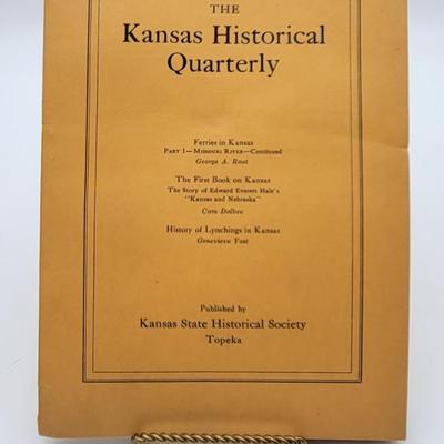 1933 Kansas Historical Quarterly Bundle