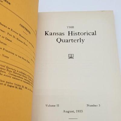 1933 Kansas Historical Quarterly Bundle