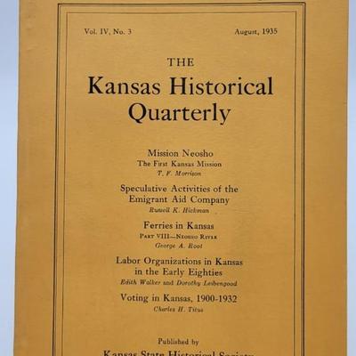 1935 Kansas Historical Quarterly Bundle