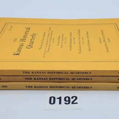 1935 Kansas Historical Quarterly Bundle