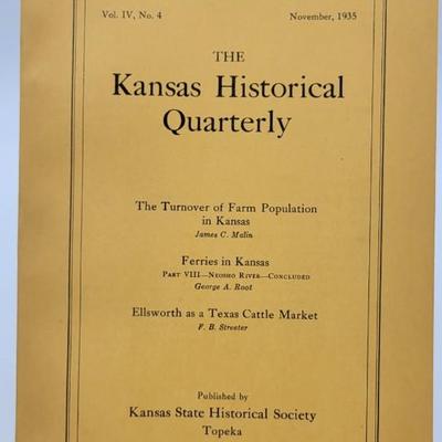1935 Kansas Historical Quarterly Bundle
