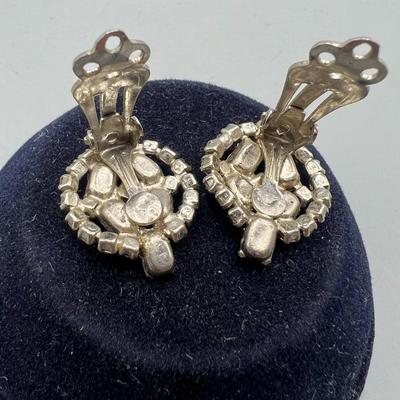 Retro Costume Jewelry Clip On Earrings