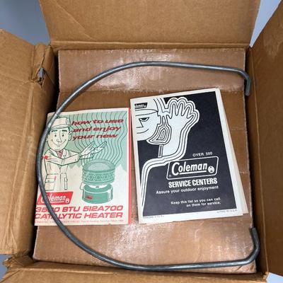 Coleman 3500 Btu 512A700 Catalytic Heater Camping Equipment with Box & Instructions
