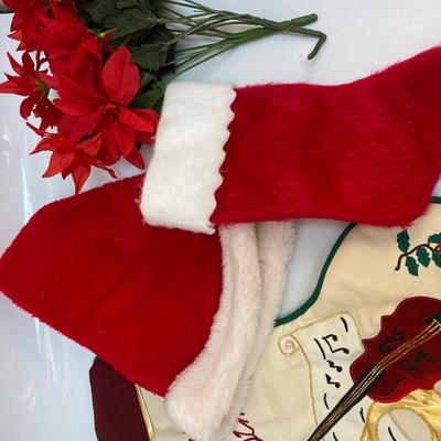 Christmas Holiday Stockings and Decor