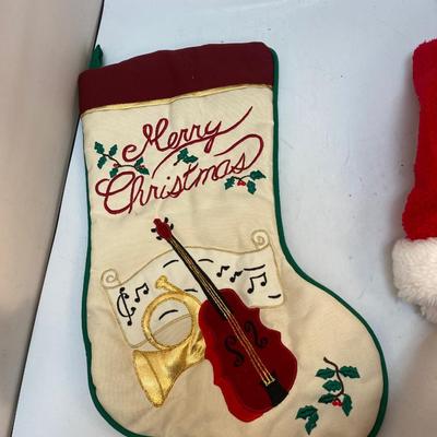 Christmas Holiday Stockings and Decor