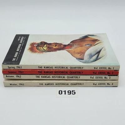 1962 Kansas Historical Quarterly Bundle