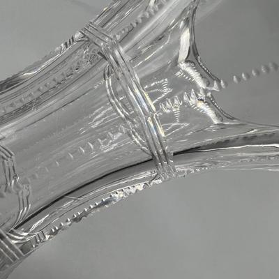 Vintage Crystal Cut Glass Carafe Liquor Serving Decanter