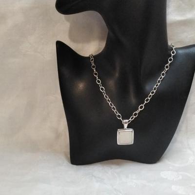 Vintage Paul Brackna Opal 925 18" Necklace