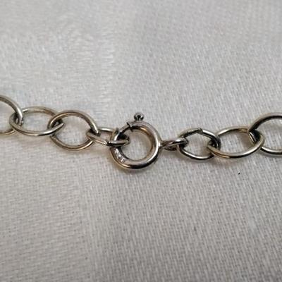 Vintage Paul Brackna Opal 925 18" Necklace