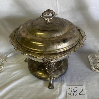 Silver Tone Table Decor