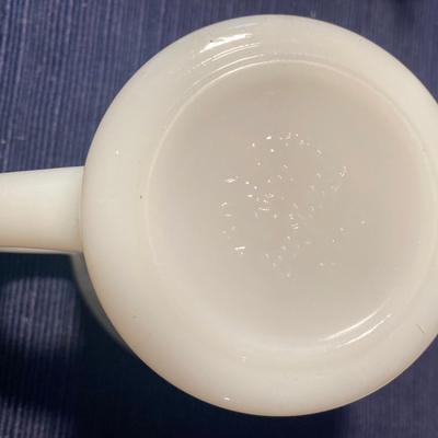 3 Fire King Milk White Coffee Cups