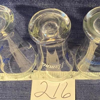 3 Vintage Hammâ€™s  Beer Glasses
