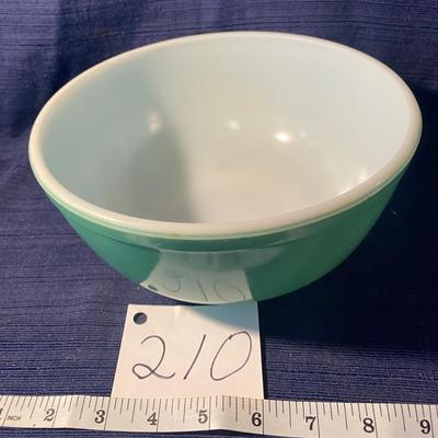 Vintage Pyrex Primary Green Bowl