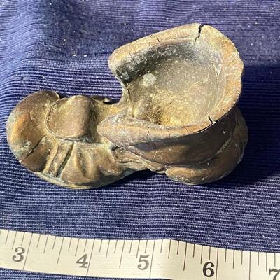 Vintage Ol Shoe Pipe Holder & Pipe