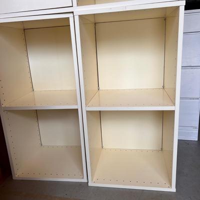 7 Piece Ikea Modular Shelf Storage Stackable