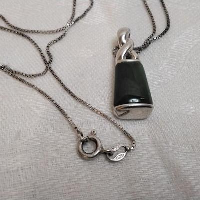 Jade 925 16" Necklace