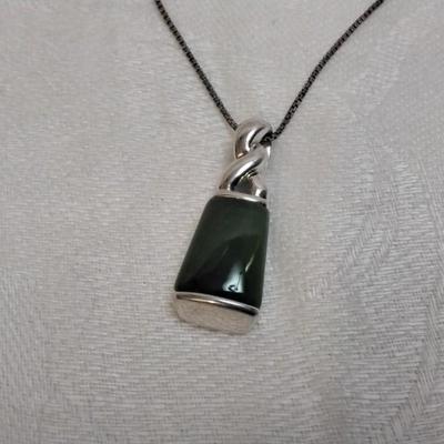 Jade 925 16" Necklace