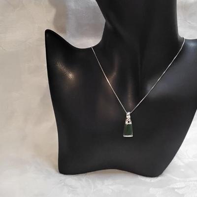 Jade 925 16" Necklace