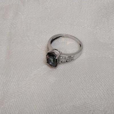 Mystic Topaz 925 Ring Size 8
