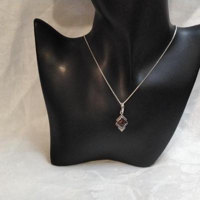 Vintage Baltic Amber 925 16" Necklace